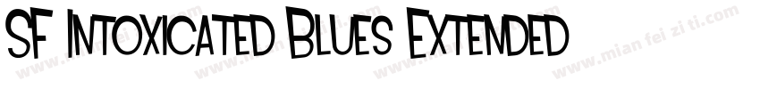 SF Intoxicated Blues Extended Oblique字体转换
